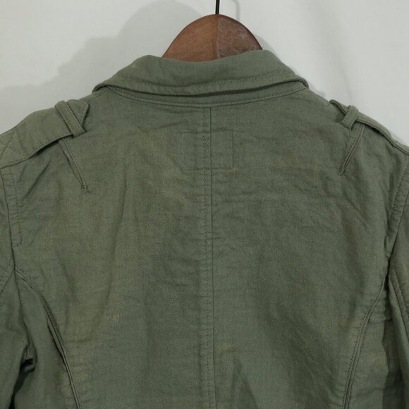 Banana Republic Heritage Military Utility Jacket Olive Green Women’s Size M - Picture 8 of 8